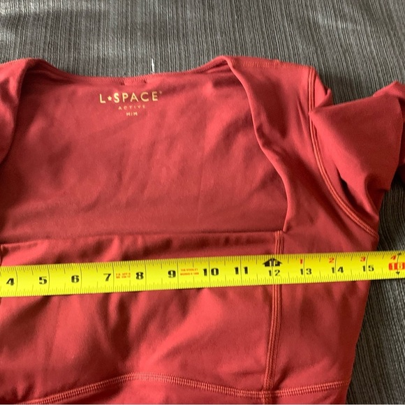 New L Space Alister Romper Umber Long Sleeve Athletic Yoga Gym Active Medium - Picture 14 of 16